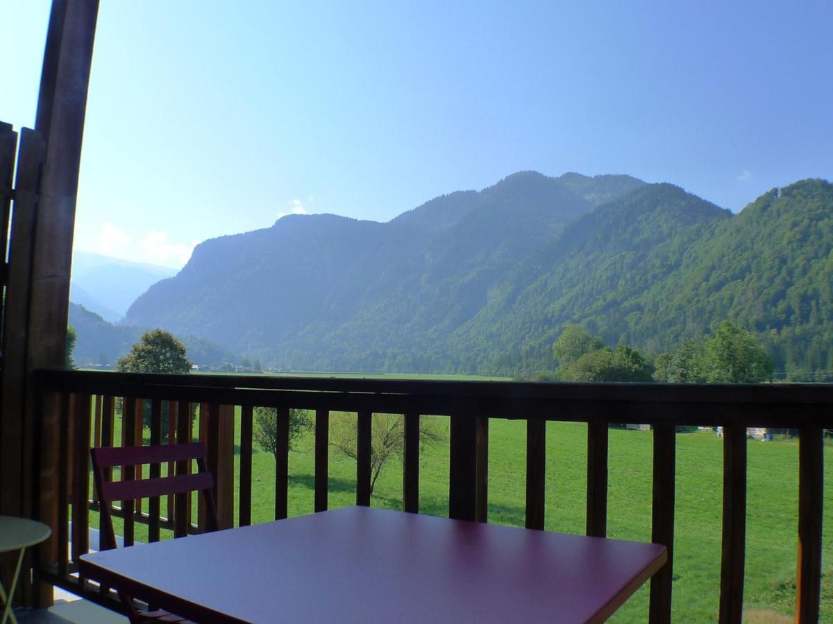 Duplex Confortable Avec Balcon Sud, Animaux Admis Et Parking - Fr-1-629-133 Samoëns Zewnętrze zdjęcie